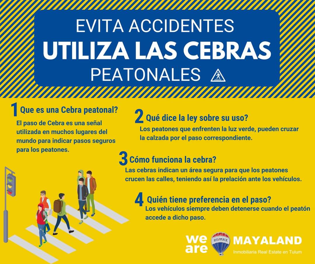 remaxtulum's tweet photo. *Los Pasos de Cebra* 🦓

Entérate como te brindan seguridad vial en la vía pública y como nos protegen a tod@s ! ! !

https://t.co/1hA5Qt1cEn https://t.co/ZvK31mtRNc