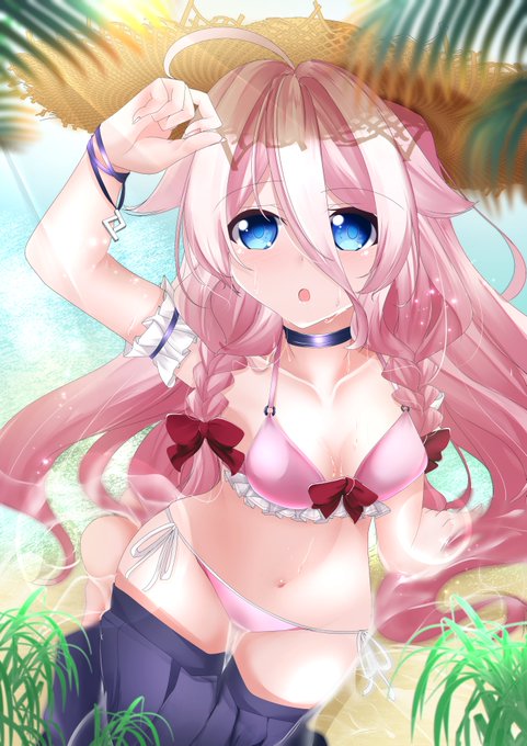 水着IAちゃんのイラストでけた!! 