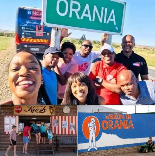 Orania is a small town in South Africa's Northern Cape province, known for being a whites-only community. It was established in 1991 as a self-sufficient Afrikaner community, shortly before the end of apartheid. The town was founded by Carel Boshoff, a South African intellectual