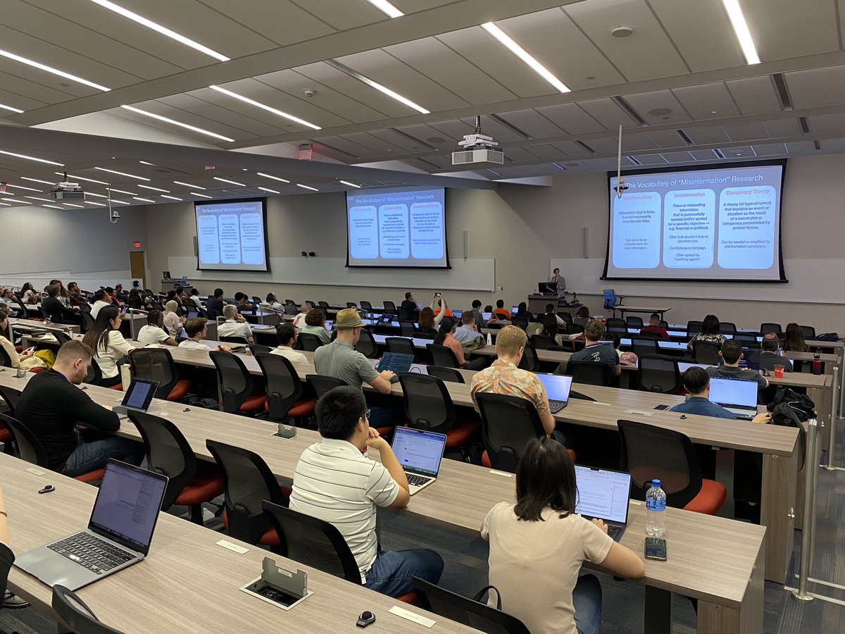 ICWSM (@icwsm) on Twitter photo Our first keynote by <a href="/katestarbird/">Kate Starbird</a>: Facts, Frames, and (Mis)Interpretations: Understanding Online Rumors as Collective Sensemaking #ICWSM24 Our first keynote by <a href="/katestarbird/">Kate Starbird</a>: Facts, Frames, and (Mis)Interpretations: Understanding Online Rumors as Collective Sensemaking #ICWSM24