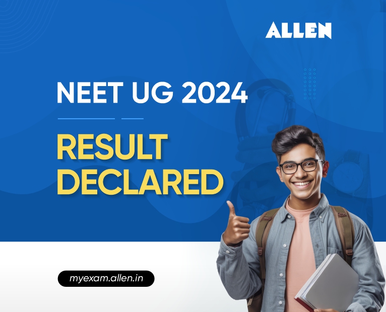ALLENJandK's tweet photo. 🔥 Breaking News! NEET UG 2024 Result Released: 
Check Your Score Card Here: https://t.co/97E9w0hzbA
#NEET2024 #ResultDeclared https://t.co/QTFYGjGH4B