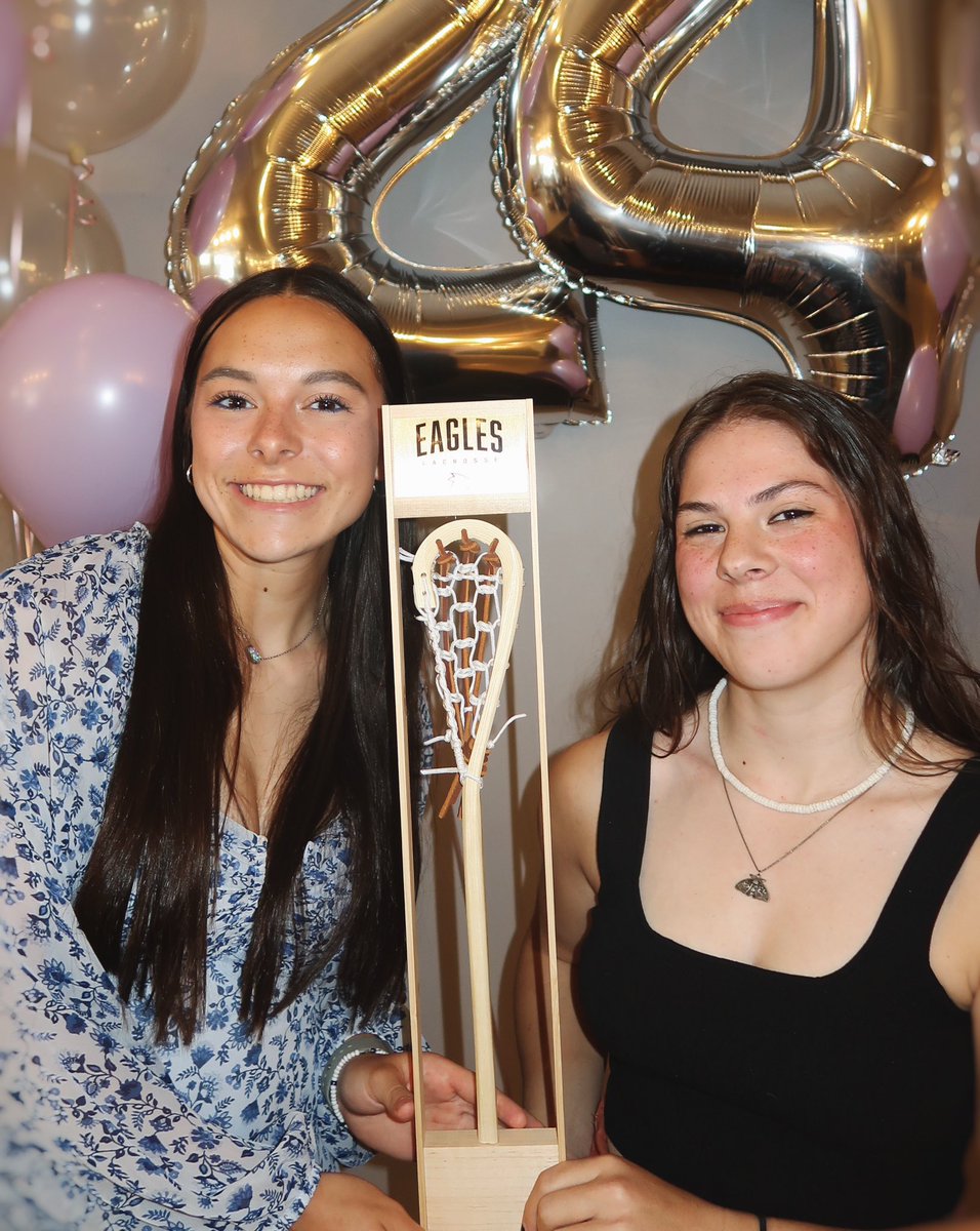 Congrats to <a href="/GennaOrmond/">Genna Ormond</a> and <a href="/PaMyers_016/">Paige Myers</a> for their outstanding, amazing, incredible seasons! They showed up so BIG in so many ways for their teammates this Spring!  So Much So, we had to give BOTH of them the Eagles Team MVP  Award - 🥇 🥇