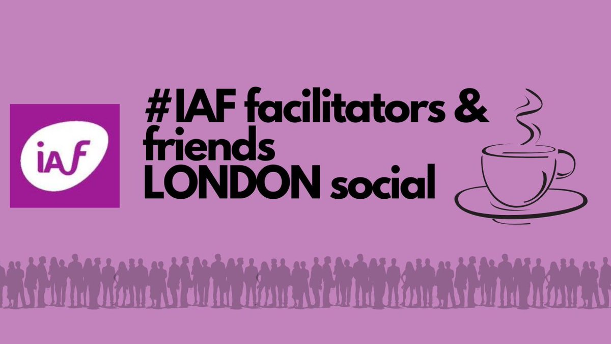 martingilbraith's tweet image. Sign up here for this month's #IAFmeetup in London, same time &amp;amp; same place, hosted by AMC Newton FRSA #facilitation linkedin.com/events/iaffaci…