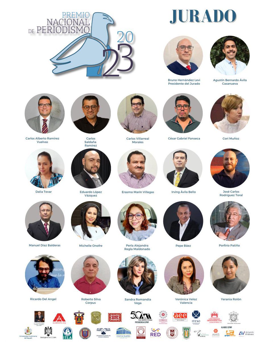 Prórroga ‘Premio Nacional de Periodismo 2023’, más información en periodismo.org.mx