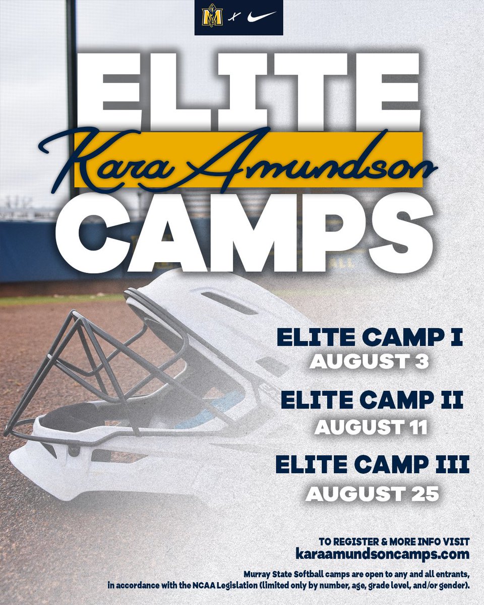 ‼️ CAMP SCHEDULE UPDATE ‼️

Elite Camp I will be on August 3rd!

Register online at karaamundsoncamps.com