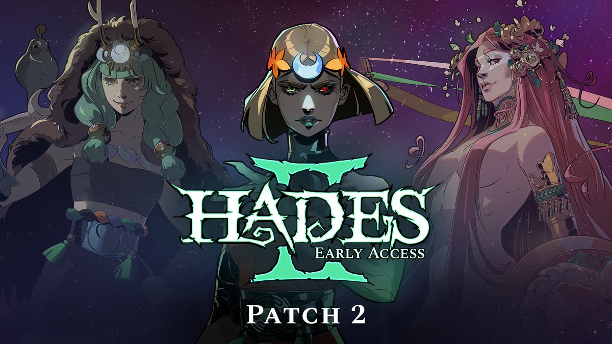 Our second Early Access patch for Hades II is out now on Steam and the Epic Games Store!!👻

Contains many new UI icons and weapon-related balance changes aimed at enhancing core combat and related choices. Thank you for playing!

🌒Full Patch Notes: 
store.steampowered.com/news/app/11453…