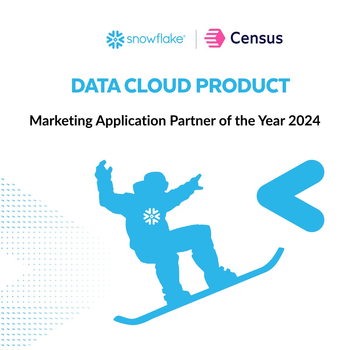 census's tweet image. Census is @SnowflakeDB's Partner of the Year 2024! π
A huge thank you to Snowflake for this incredible honor and to our amazing customers for their continued support & collaboration.
Come find us this week at Snowflake Summit Booth #1313!
Read more: getcensus.com/blog/census-snβ¦
