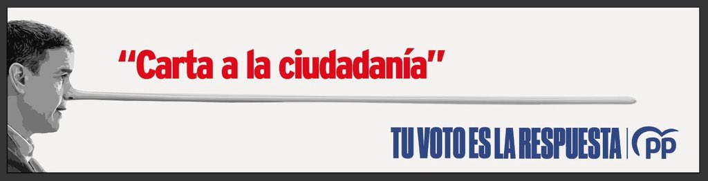 Ante la nueva tomadura de pelo de Sánchez. 
#TuVotoEsTuRespuesta