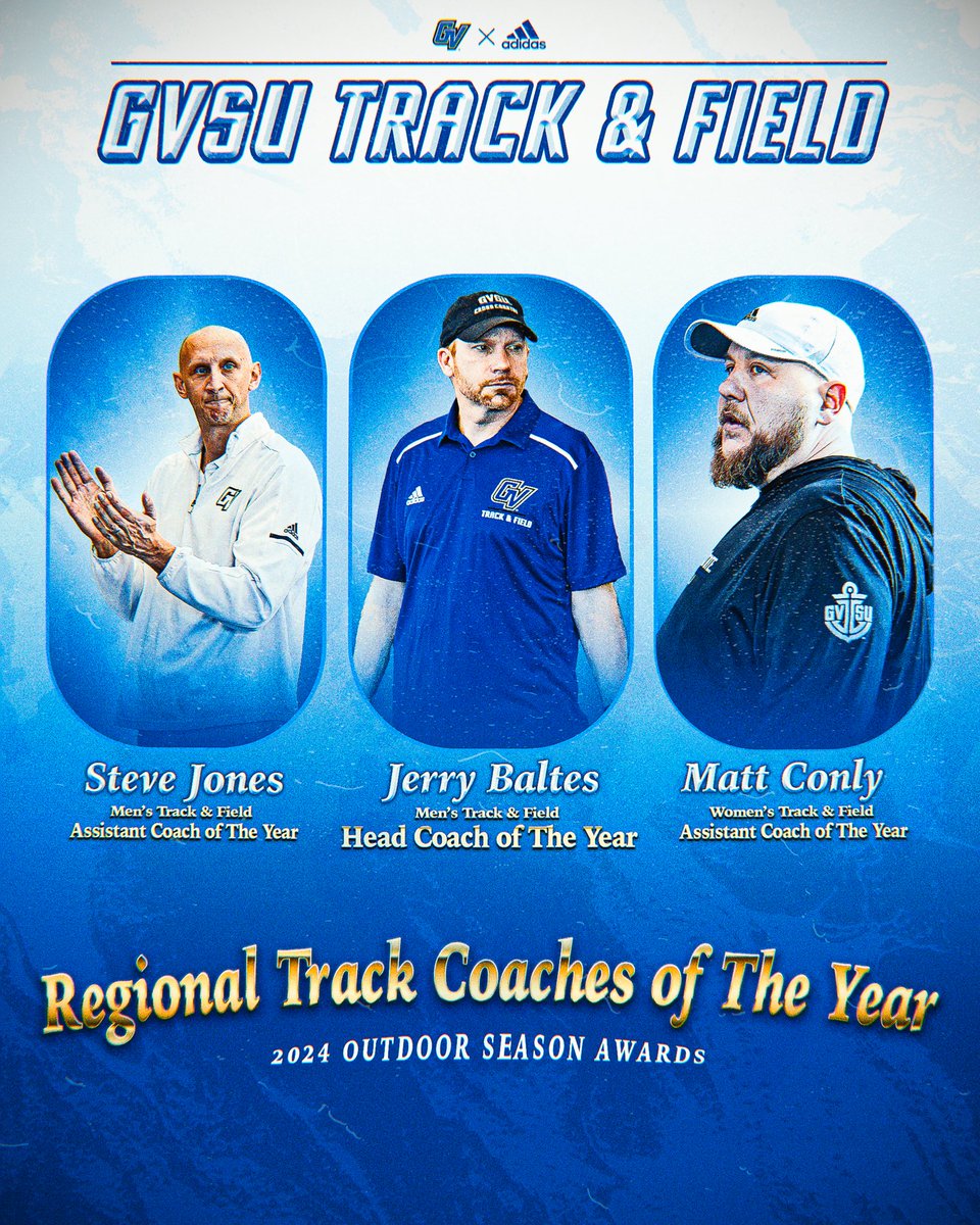 the awards don’t stop ! 

BIG congratulations to Myles Kerner, Coach Jones, Coach Conly &amp; Coach Baltes on receiving this year’s Midwest Regional Awards ! 

#AnchorUp