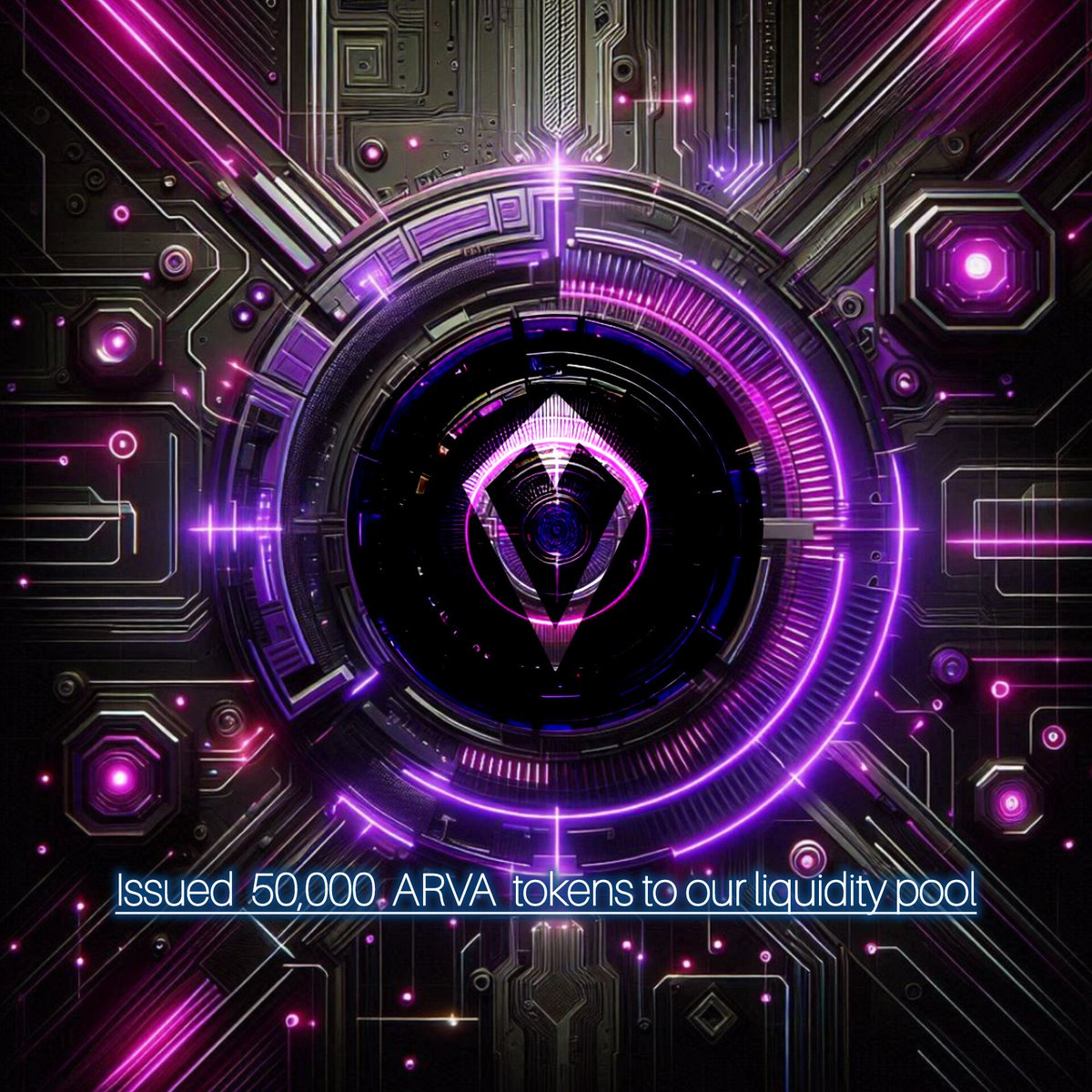 ArvaChain's tweet photo. We've just issued 50,000 ARVA tokens to our liquidity pool
🔗 Learn more about ARVA Token: https://t.co/8wn3ArpDn3
#ARVAToken #ARVAChain #ARVA https://t.co/OWqLdNAtJd