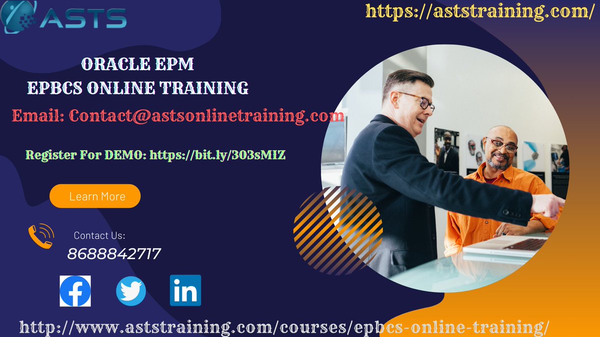 AstsTraining's tweet image. 𝐑𝐞𝐠𝐢𝐬𝐭𝐞𝐫 𝐟𝐨𝐫 𝐃𝐞𝐦𝐨 𝐨𝐧 𝐎𝐑𝐀𝐂𝐋𝐄 𝐄𝐏𝐁𝐂𝐒: bit.ly/303sMIZ
𝐊𝐧𝐨𝐰 𝐌𝐨𝐫𝐞: aststraining.com/courses/epbcs-…
#EPBCSOracle #EPBCSCertification #EPBCSOnlineTraining #OracleEPBCSTraining #PBCSandEPBCSTraining #EPBCSTraining #AstsTraining #DemoonEPBCS