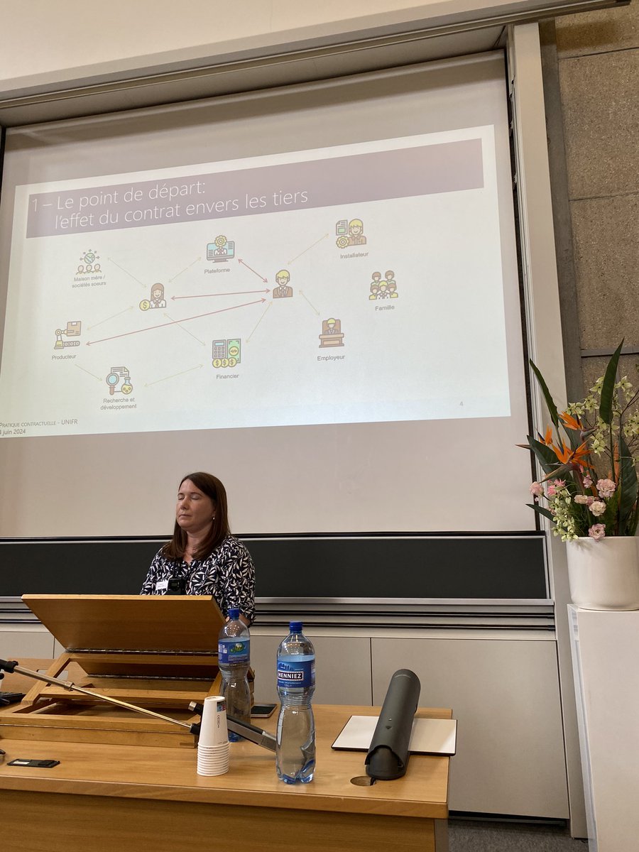 Superbe journée « Les tiers et le contrat ». Merci aux excellent.e.s intervenant.e.s. <a href="/Arnaudnussbi/">Arnaud Nussbaumer</a> <a href="/beatricegraf/">Graf Béatrice</a> Irene Martin Rivara Annick Fournier Franz Werro.