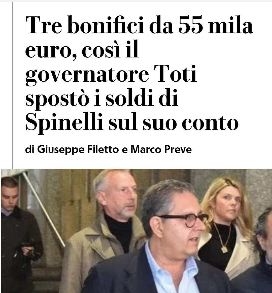 miki24039610005's tweet photo. #vergogna ancora non si dimette #toti sta agli #arresti domiciliari così per #caso??? L'hanno preso con le mani nella #marmellata e ancora non si #dimette. la #destra e senza #vergogna vedi #santanche #montaruli indagate e condannata a 18 mesi e stanno ancora al #governo 🤮#Toti https://t.co/LEwzLSS7gK