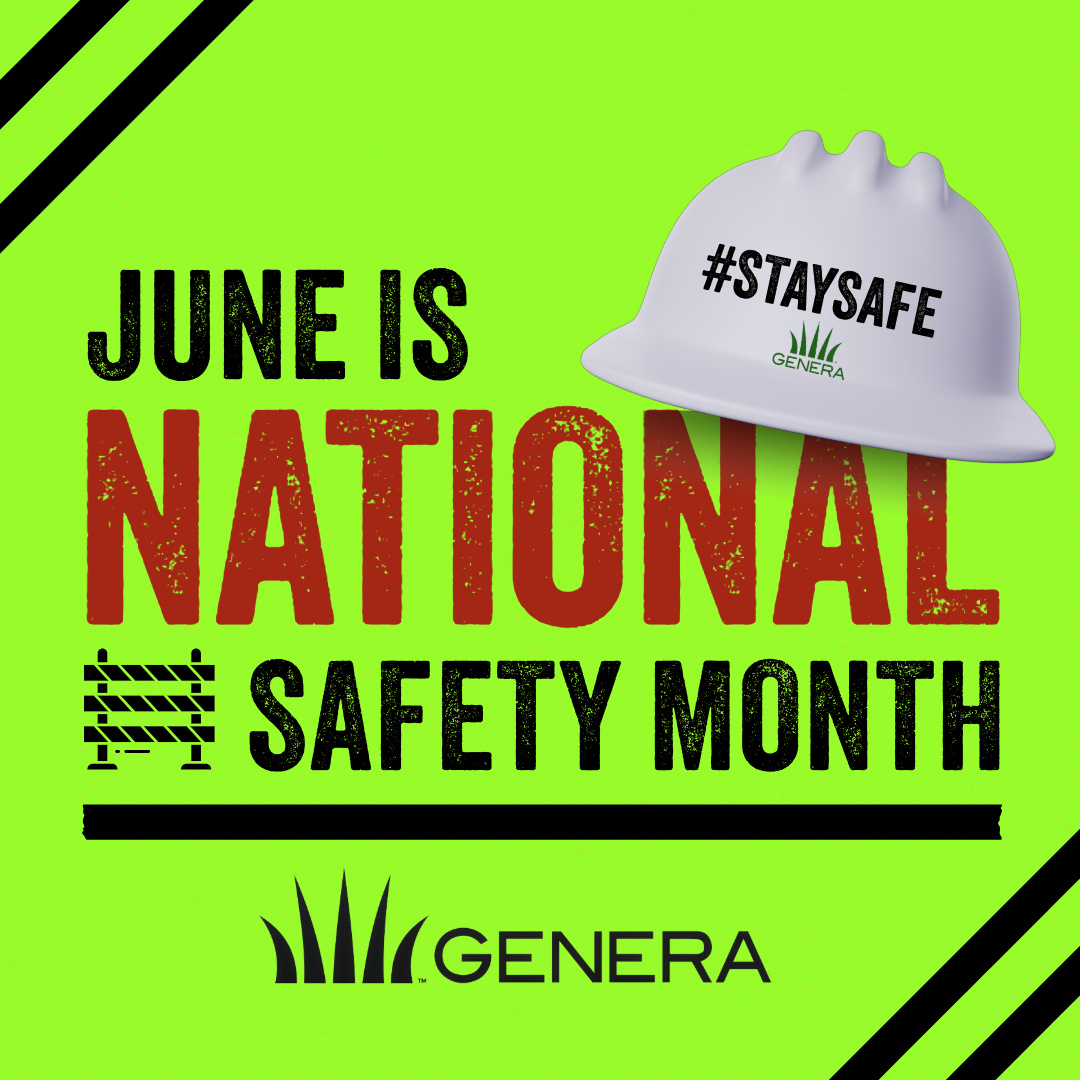 GeneraInc's tweet image. June is National Safety Month, and at Genera, ensuring the safety of our workers is always a top priority. No job is so important that it's worth any of our employees getting hurt. 
From our team to yours – have a safe June!
 
#NationalSafetyMonth #SafetyFirst #WorkplaceSafety