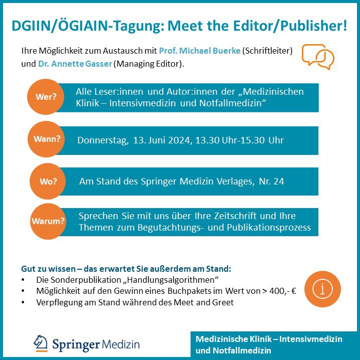 DGIIN e.V. (@dgiinev) on Twitter photo Schaut unbedingt am Donnerstag beim Stand von <a href="/SpringerMedizin/">Springer Medizin</a> vorbei - es wartet ein tolles Meet&Greet auf euch!
Und natürlich gibt es auch was zu gewinnen 🥳
55. Gemeinsame Jahrestagung 12.06.-14.06.2024 in Berlin! Schaut unbedingt am Donnerstag beim Stand von <a href="/SpringerMedizin/">Springer Medizin</a> vorbei - es wartet ein tolles Meet&Greet auf euch!
Und natürlich gibt es auch was zu gewinnen 🥳
55. Gemeinsame Jahrestagung 12.06.-14.06.2024 in Berlin!