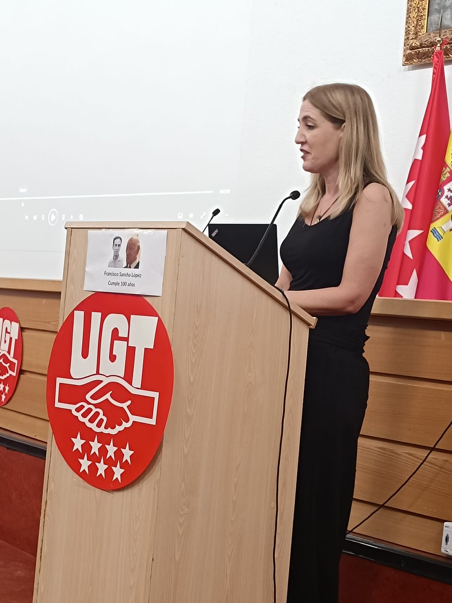 Hoy reconocemos la dedicación de Francisco Sancha, un símbolo de integridad y solidaridad. Gracias, Francisco, por tu lealtad y lucha. Eres historia viva de la UGT. #HomenajeSancha #OrgulloUGT #100AñosDeLucha

🗨️ Lucía García-Quismondo sec. Comunicación, adjunta a SG  <a href="/UGT_FICA/">UGT FICA #SalariooConflicto #PactoIndustria</a>