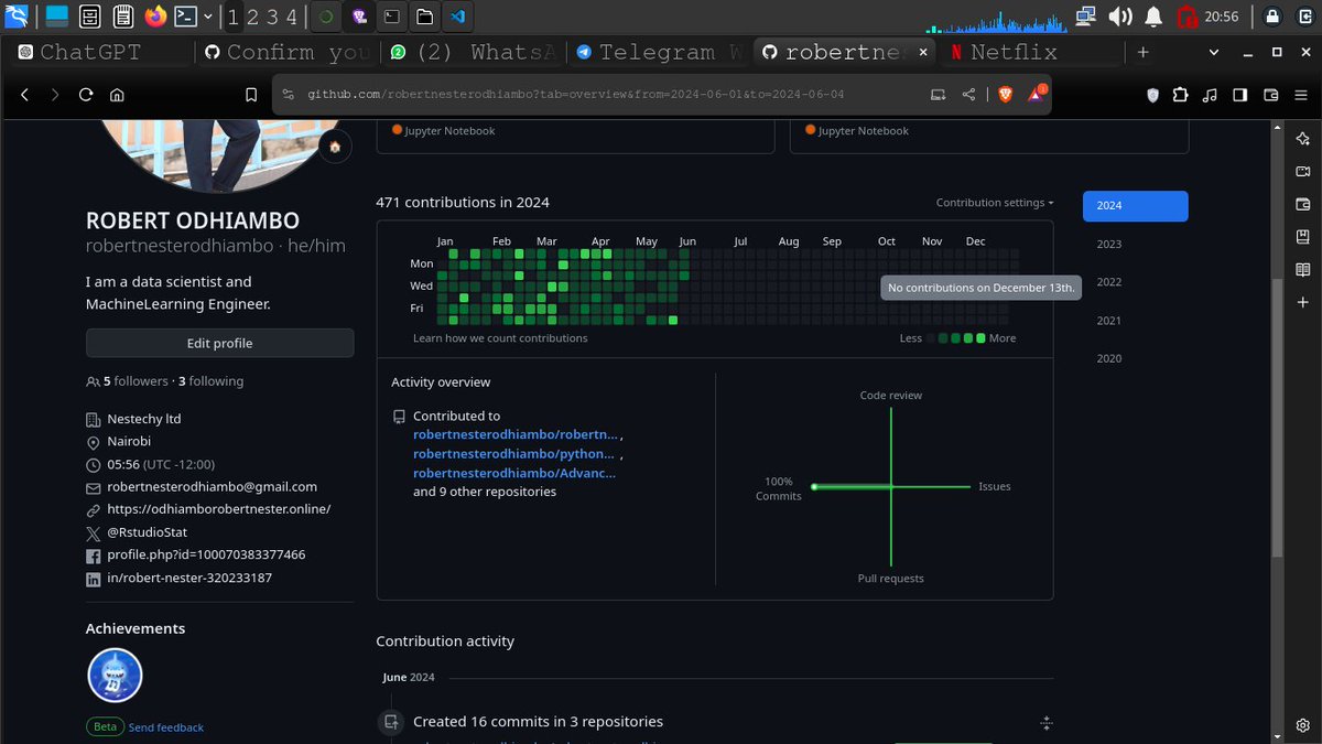 consistency is key join my challenge to make june  green and stop global warming.
#365daysOfGit #R #pythonprogramming  #Rstudio