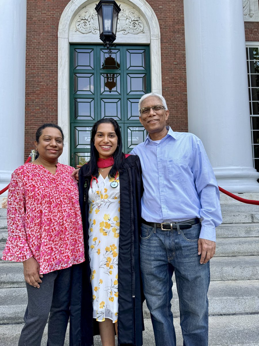 Pooja Chandrashekar, MD, MBA (@poojac99) on Twitter photo Officially Dr. Pooja Chandrashekar, MD, MBA! 🎓
Thrilled to share that I graduated from <a href="/HarvardMed/">Harvard Medical School</a> and <a href="/HarvardHBS/">Harvard Business School</a> as a recipient of the Harvard Presidential Scholars Public Service Initiative Award & the HMS Primary Care Award.
To my village — thank you. Now on to <a href="/mghmedres/">MGH IM Residents</a>! Officially Dr. Pooja Chandrashekar, MD, MBA! 🎓
Thrilled to share that I graduated from <a href="/HarvardMed/">Harvard Medical School</a> and <a href="/HarvardHBS/">Harvard Business School</a> as a recipient of the Harvard Presidential Scholars Public Service Initiative Award & the HMS Primary Care Award.
To my village — thank you. Now on to <a href="/mghmedres/">MGH IM Residents</a>!