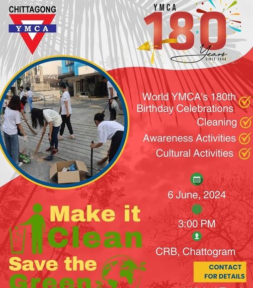 Our YMCA birthday is almost here! 🎉Here's how a few YMCAs worldwide are celebrating. 

YMCA Barranquilla shares YMCA history with volunteers. Also pictured are Jashore YMCA, YMCA Central Branch (Kenya), and Chittagong YMCA. 

#YMCA180

<a href="/Africa_YMCA/">Africa Alliance of YMCAs</a> <a href="/asiapacificymca/">Asia Pacific YMCA</a>