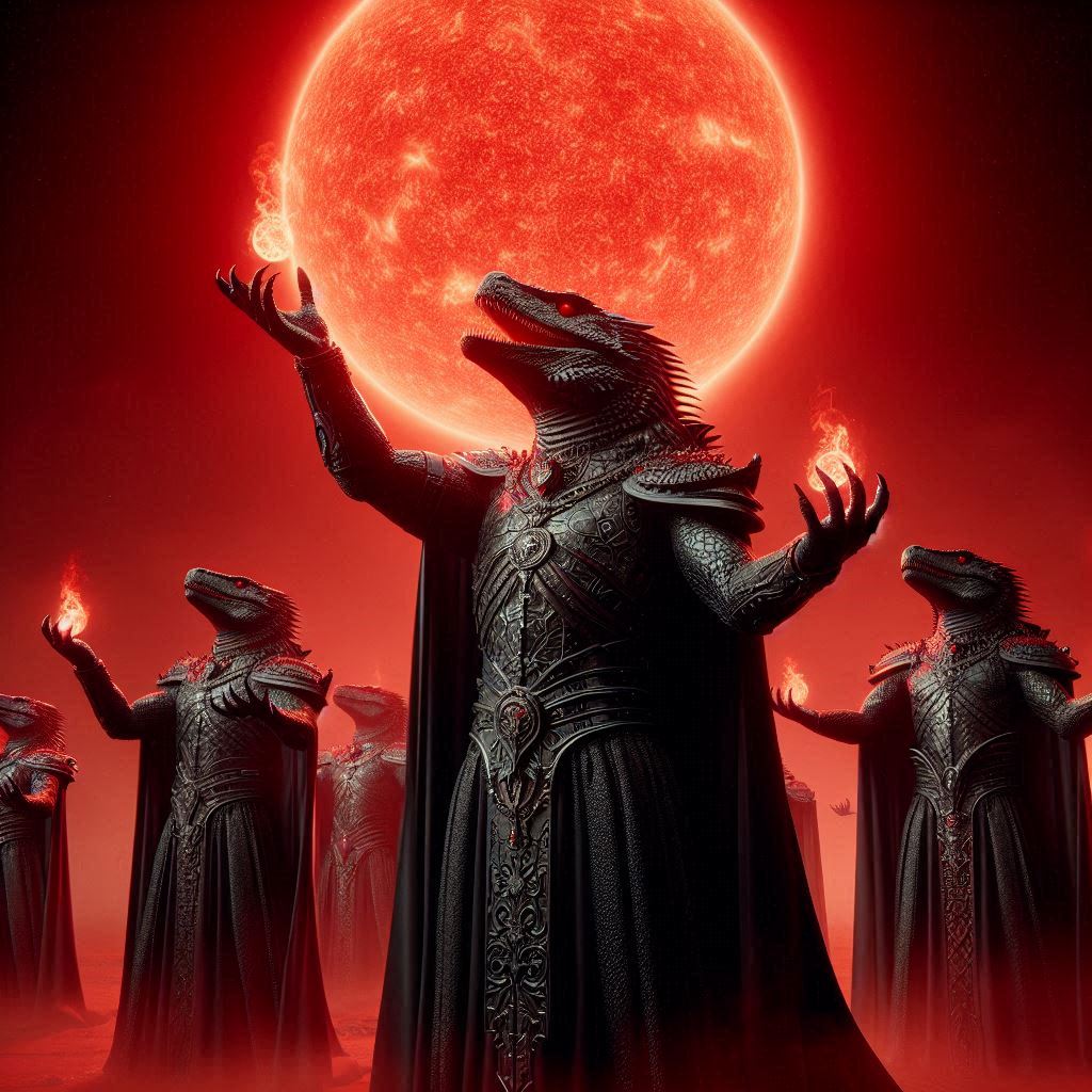 RexZagreus13's tweet photo. The Red Sun

#redsun
#reptilians
#glory https://t.co/q7Fn1pObyE