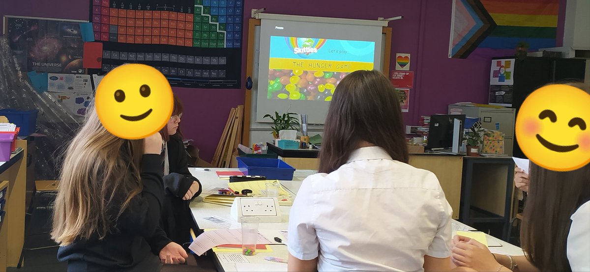Today our new S3 Environmental Science pupils @GlenifferHigh were enjoying learning about food security by playing the <a href="/Skittles/">SKITTLES</a> Hunger Game. #STEMEducation #Sustainability <a href="/GlenifferSci1/">Gleniffer High Science</a>