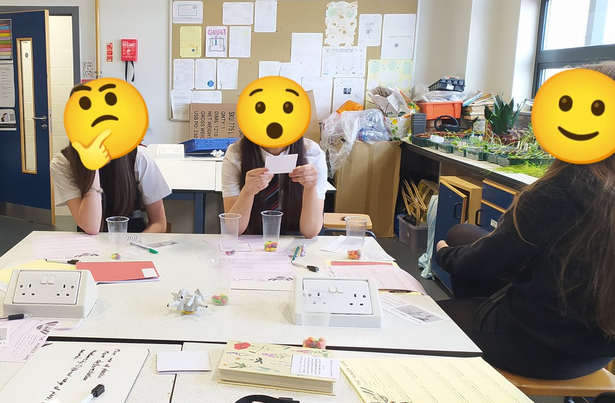 DrDChemistry's tweet photo. Today our new S3 Environmental Science pupils @GlenifferHigh were enjoying learning about food security by playing the @Skittles Hunger Game. #STEMEducation #Sustainability @GlenifferSci1 https://t.co/EsKPT5ndkO