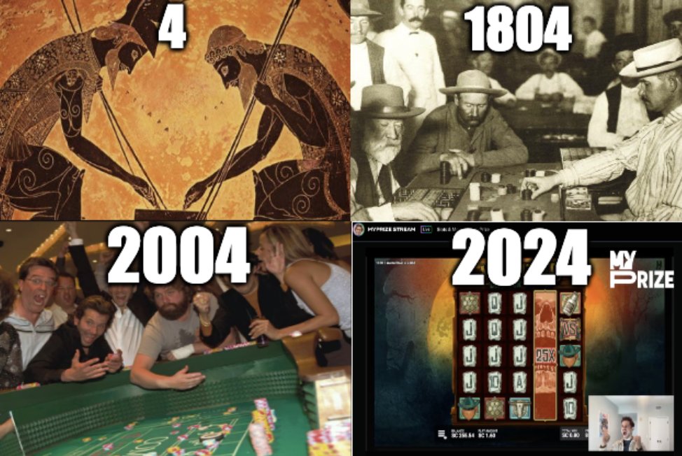 Gambling has been present in society since the beginning of time, carrying with it a rich and illustrious history.