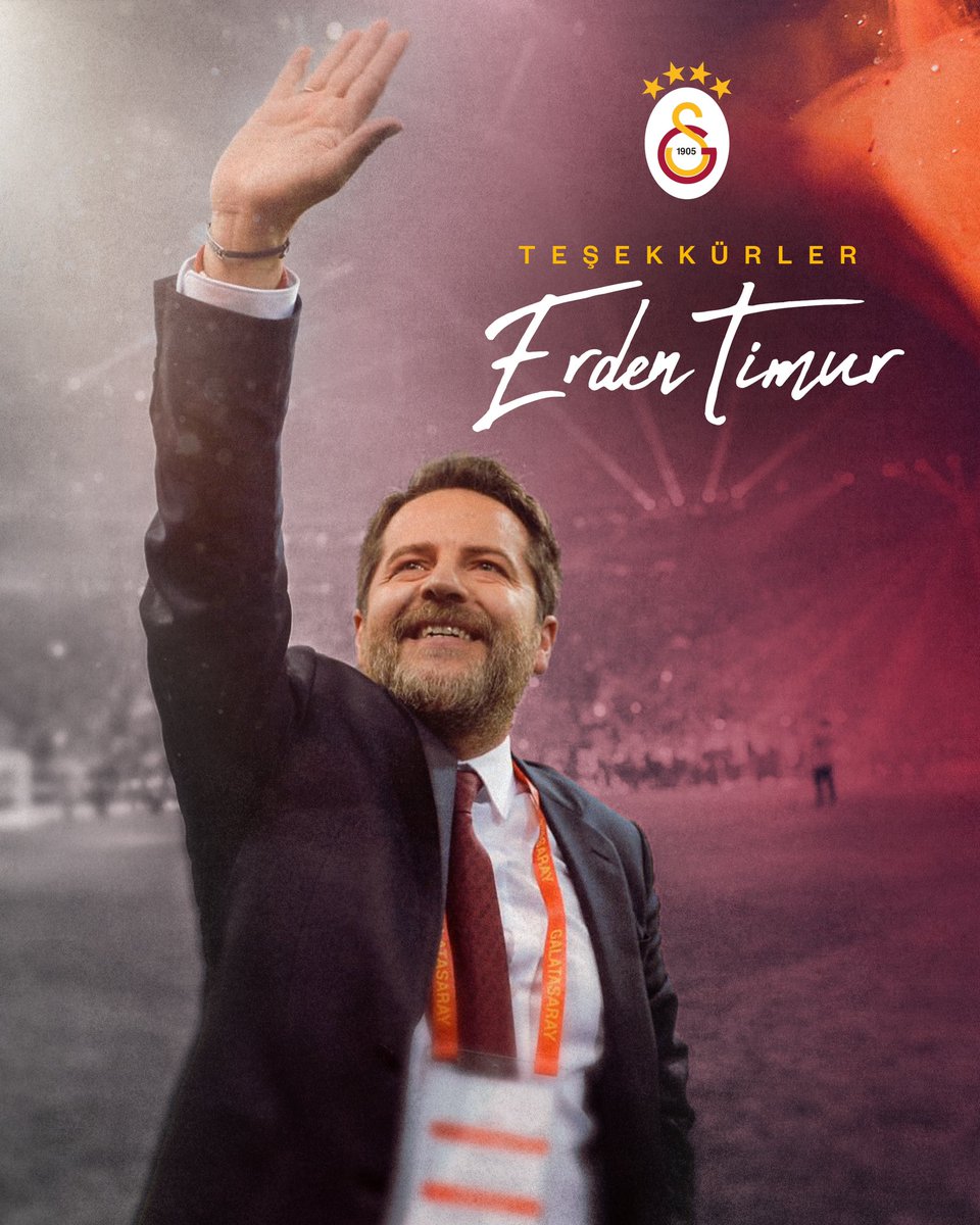 Birlikte kazanılan tüm zaferler, şampiyonluklar ve sayısız mutluluklar... 💛❤️

Görevi süresince hepimizin çocukluk aşkı Galatasaray'a verdiği emeklerden ve katkılardan dolayı Galatasaraylı Erden’e kalpten teşekkür ediyoruz.