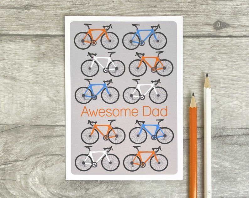 Does your Dad love to get out on his road bike? Then this Father's day card is perfect and you can personalise the message on the front to make it extra special! buff.ly/453ePbf #womaninbizhour #UKMakers #inbizhour