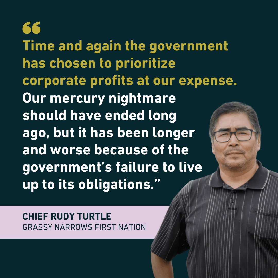 DavidSuzukiFDN's tweet photo. Just this morning, Grassy Narrows First Nation sued Ontario and Canada for the generations of harm caused by the mercury contamination of the river Grassy Narrow’s community depends on. We stand with you, @FreeGrassy! https://t.co/3JK8EYJWpe
#FreeGrassy #ShutDownDrydenMill https://t.co/Qp4O89EnYg