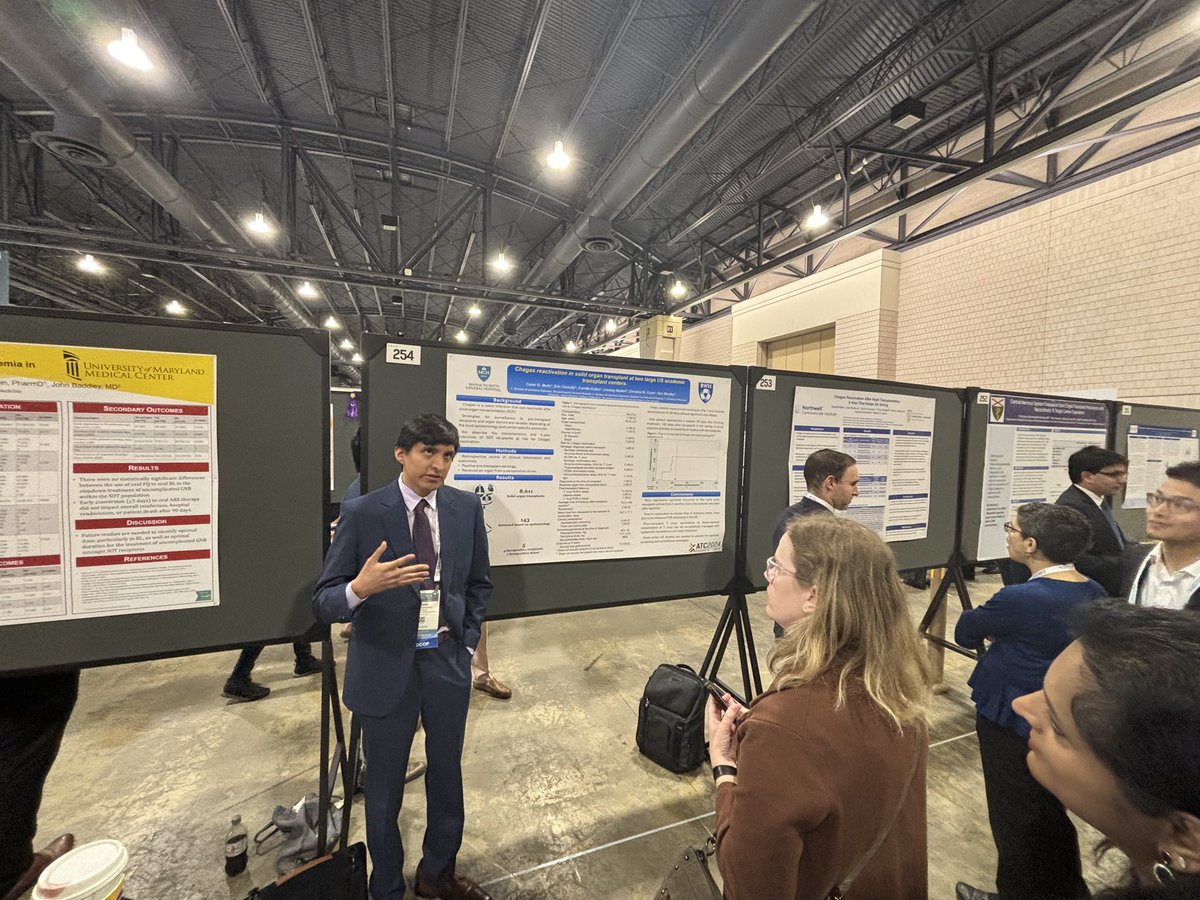 Infectious Diseases Community of Practice - AST (@ast_idcop) on Twitter photo 📢📢Trainee poster! TID fellow Dr. <a href="/CesarGBerto/">Cesar G. Berto, MD</a> from <a href="/MGHBWHIDFellows/">MGB Infectious Diseases Fellowship</a> <a href="/mgh_id/">MGH Division of Infectious Diseases</a> <a href="/bwh_id/">Brigham and Women’s Infectious Diseases</a> presenting on Chagas Reactivation in Solid Organ Transplant Recipients at #ATC2024Philly <a href="/AST_IDCOP/">Infectious Diseases Community of Practice - AST</a> <a href="/AST_info/">American Society of Transplantation (AST)</a> <a href="/KottonNelson/">Camille Nelson Kotton</a> <a href="/AnnWoolleyMD/">Ann Woolley</a> 📢📢Trainee poster! TID fellow Dr. <a href="/CesarGBerto/">Cesar G. Berto, MD</a> from <a href="/MGHBWHIDFellows/">MGB Infectious Diseases Fellowship</a> <a href="/mgh_id/">MGH Division of Infectious Diseases</a> <a href="/bwh_id/">Brigham and Women’s Infectious Diseases</a> presenting on Chagas Reactivation in Solid Organ Transplant Recipients at #ATC2024Philly <a href="/AST_IDCOP/">Infectious Diseases Community of Practice - AST</a> <a href="/AST_info/">American Society of Transplantation (AST)</a> <a href="/KottonNelson/">Camille Nelson Kotton</a> <a href="/AnnWoolleyMD/">Ann Woolley</a>