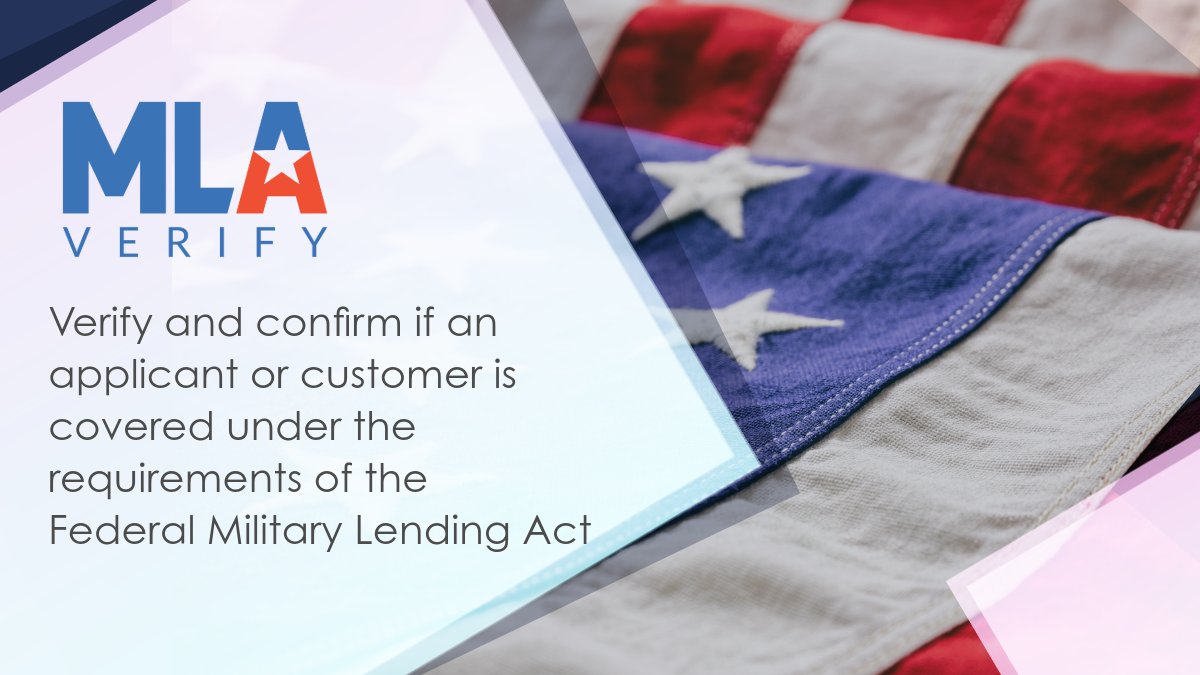 MicroBilt's tweet image. Looking to verify military service for your business or organization? MLA Verify tool is quick, easy, and reliable. Ensure you&apos;re working with verified military personnel with just a few clicks. 
hubs.la/Q02ywzFt0
#militaryverification #MLAverify #MicroBilt