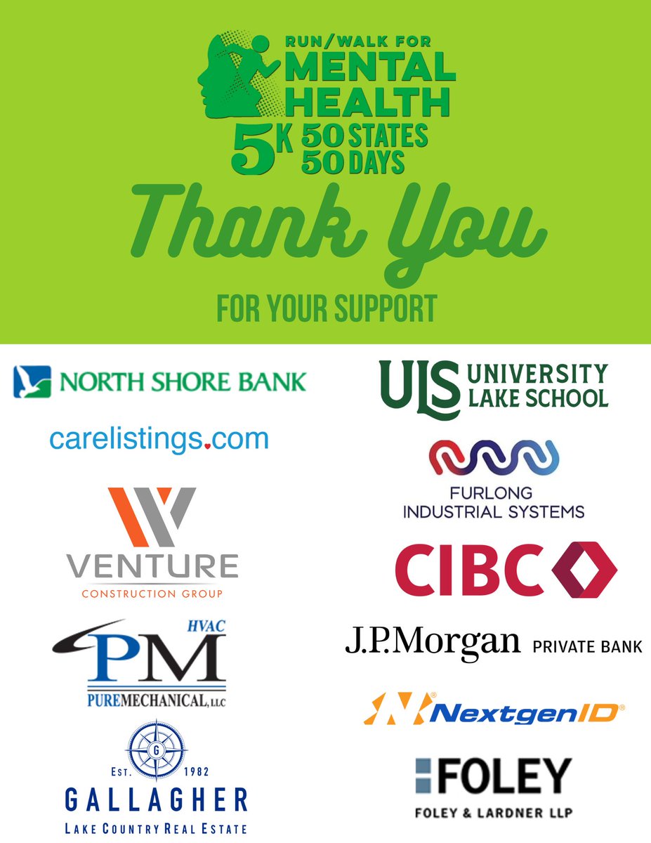 We thank our 2024 Sponsors for supporting our 7th Annual Five Fifty Fifty Series, aiding those with mental health challenges. Your contributions combat stigma, raise awareness, and emphasize the importance of physical activity in mental well-being. Thank you for your commitment!
