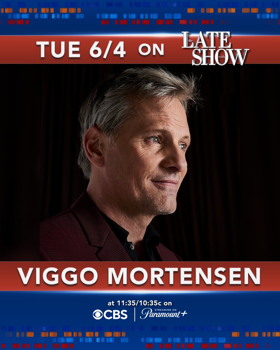 Perceval Press (@percevalpress) on Twitter photo Catch out our editor in chief #ViggoMortensen on #Colbert tonight!
<a href="/StephenAtHome/">Stephen Colbert</a> <a href="/colbertlateshow/">The Late Show</a> <a href="/shout_studios/">Shout! Studios</a> <a href="/PercevalPics/">Perceval Pictures</a> Catch out our editor in chief #ViggoMortensen on #Colbert tonight!
<a href="/StephenAtHome/">Stephen Colbert</a> <a href="/colbertlateshow/">The Late Show</a> <a href="/shout_studios/">Shout! Studios</a> <a href="/PercevalPics/">Perceval Pictures</a>