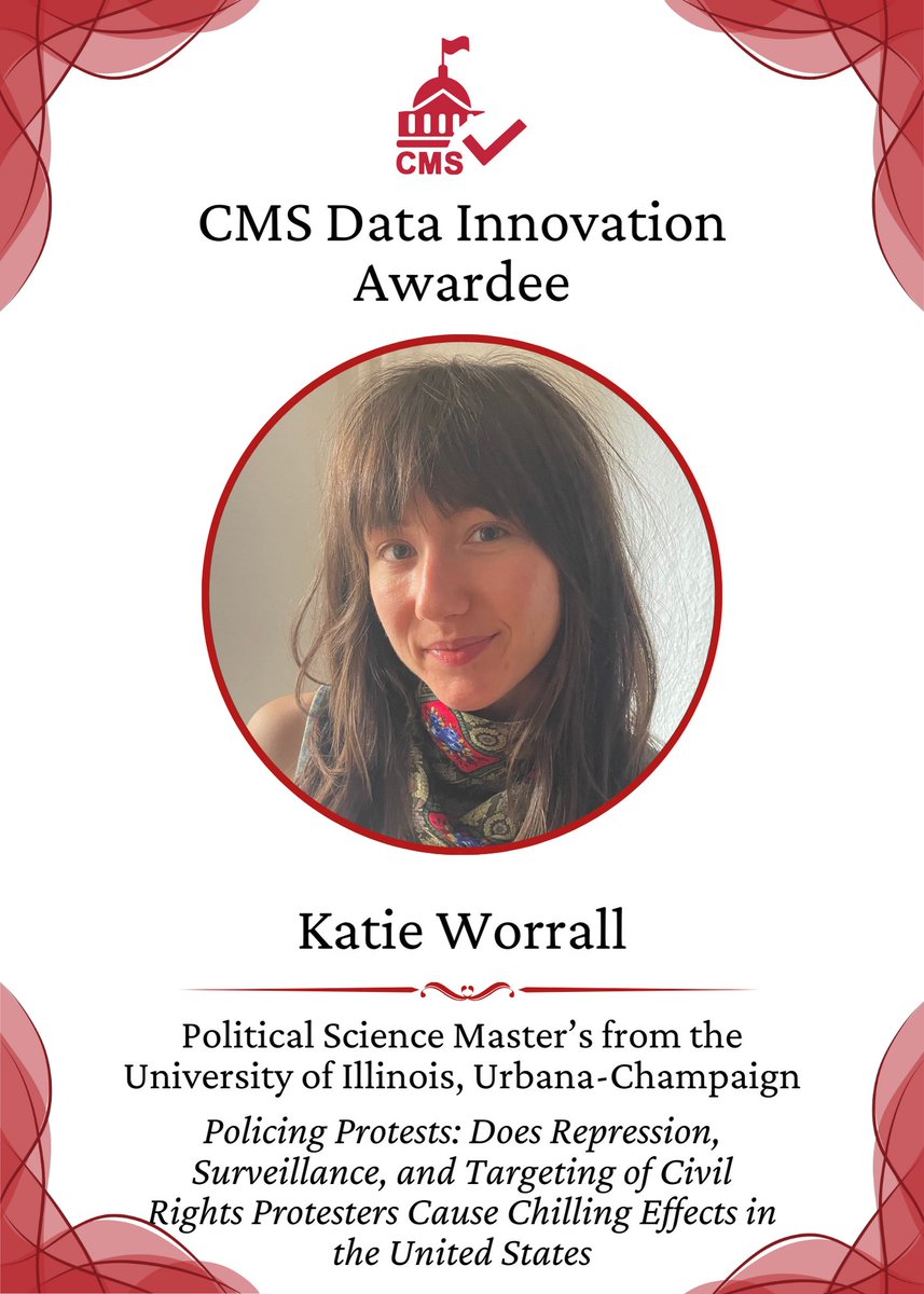 2022 Collaborative Midterm Survey (@cumidtermsurvey) on Twitter photo Meet our Spring 2024 Data Innovation Award recipients, Eveline Dowling <a href="/EvelineDowling8/">Eveline Dowling</a>, Joseph Coll <a href="/jacoll_polisci/">Joseph Coll</a>, Rachel Torres @torrespolisci, and Katie Worrall, and join us in congratulating them for their innovative use of the 2022 CMS data! Meet our Spring 2024 Data Innovation Award recipients, Eveline Dowling <a href="/EvelineDowling8/">Eveline Dowling</a>, Joseph Coll <a href="/jacoll_polisci/">Joseph Coll</a>, Rachel Torres @torrespolisci, and Katie Worrall, and join us in congratulating them for their innovative use of the 2022 CMS data!