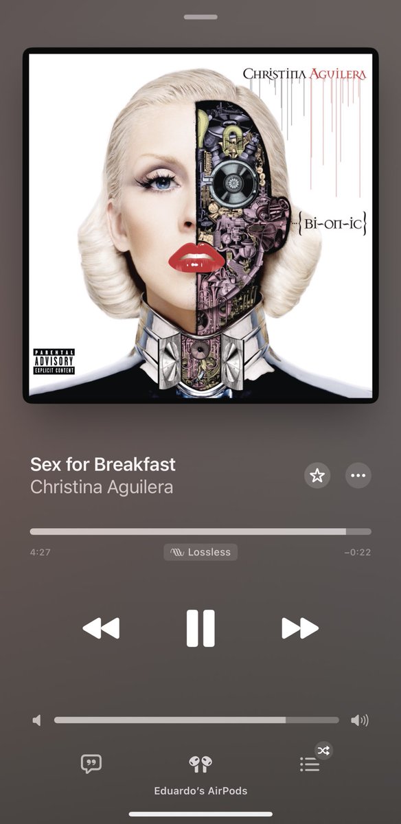 imeduardoleeray's tweet image. Can the @xtina team update the cover on Apple Music with an animated one? 
#JusticeForBionic