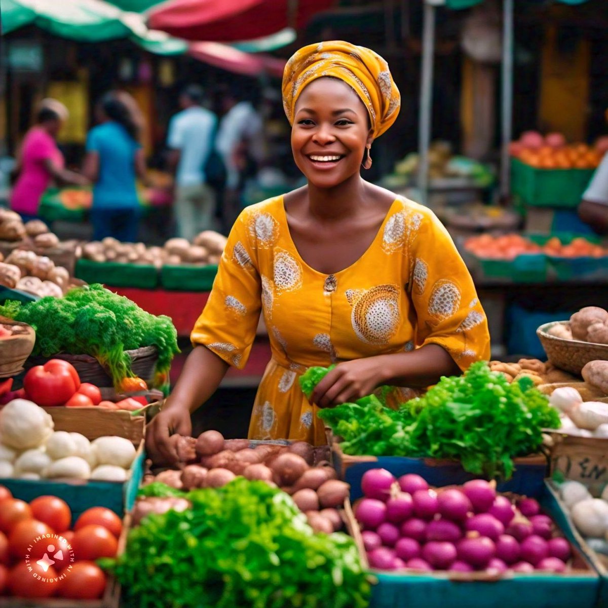 The beauty of African market