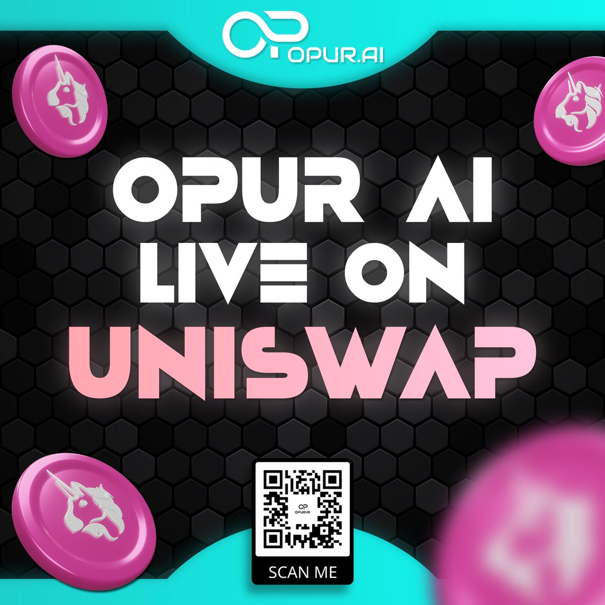 Opur_Ai's tweet photo. 💠  OPUR AI LIVE ON INISWAP

We are excited to announce that https://t.co/xbzQOhm9EH is now officially live on Uniswap! 

Join us in this exciting journey and start trading $OPUR tokens today. Thank you for your continued support and trust in https://t.co/xbzQOhm9EH. Together, we are building a smarter, more secure future!

🔷 https://t.co/xbzQOhm9EH OFFICIAL CONTRACT:

0x8acA7135b8C36C0d7F613908fA3e9039e4214e4C

✅OPUR AI AUDIT: https://t.co/q0iqFABm0H

📆 LIVE ON UNISWAP

OPUR AI CHART: https://t.co/Yb7RXjqbgQ

🎞️ FOR TUTORIALS ABOUT OPUR AI SERVICES, VISIT : https://t.co/MjZSYrhUh1