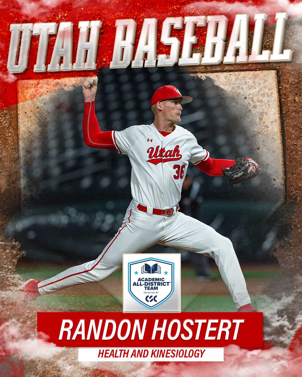 ⚾📚⚾📚

Congrats to our 5️⃣ guys to be named <a href="/CollSportsComm/">College Sports Communicators</a> Academic All-District‼️

<a href="/hunter_antillon/">Hunter Antillon</a>, <a href="/ClarksonTj/">TJ Clarkson</a> and <a href="/rhostert34/">Randon Hostert</a> have also been named <a href="/AcadAllAmerica/">Academic All-America®, selected by CSC</a> finalists 👏👏

📰 utahutes.com/news/2024/6/4/…