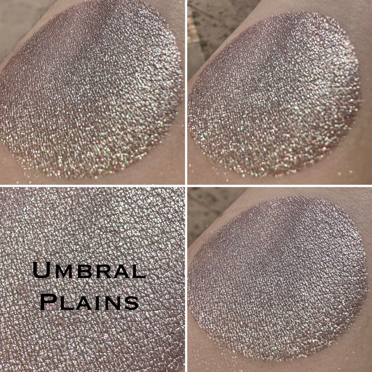 TaterRoundsB's tweet photo. Day 4 ✨ A silver based metallic eyeshadow with a shifting shimmer, changes to red to green! https://t.co/nvjmpS6SNm