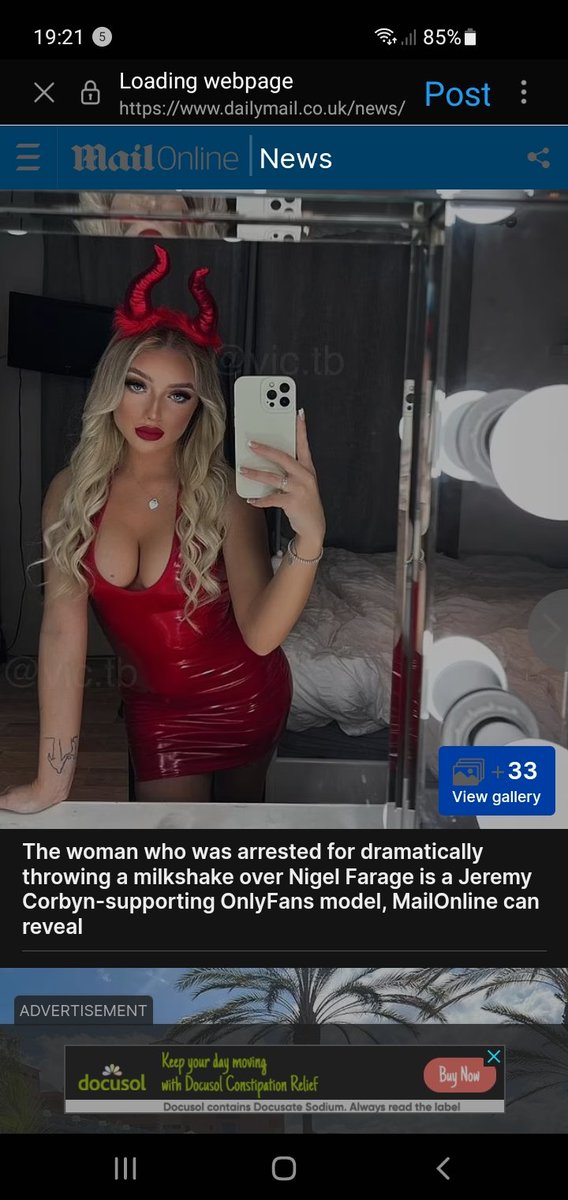 The woman who attacked Farage has been named as Victoria Thomas-Bowen, aged 25.

She is an Only Fans model and Corbyn-supporting antisemite.

Embarrassing for her......🤣