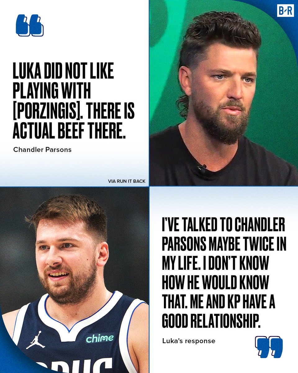 BleacherReport's tweet photo. Luka had to set the record straight 😅

(via @RunItBackFDTV) https://t.co/JvwiIkMbbZ