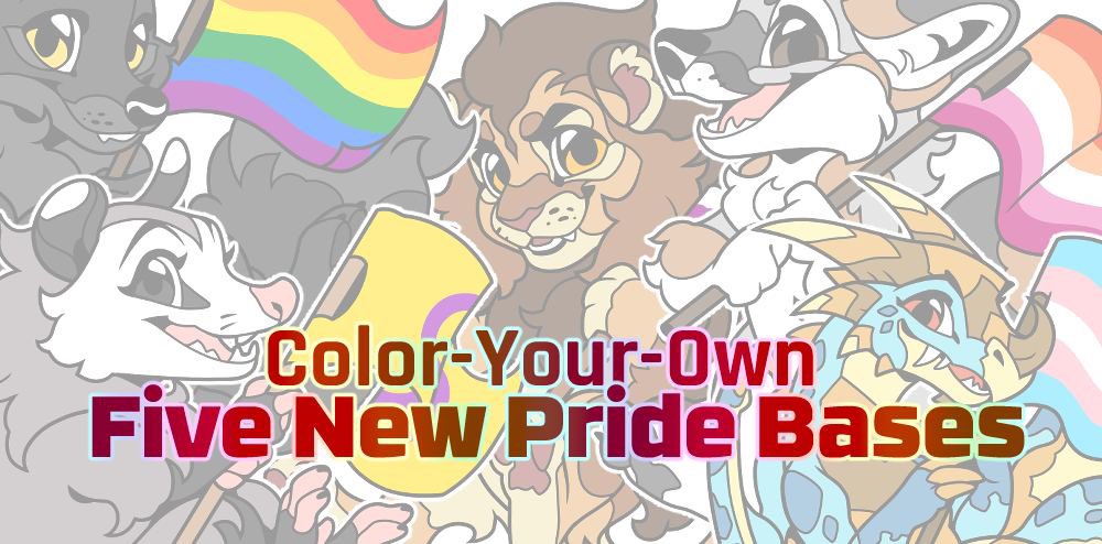 Hi guys! We recently opened up our vast set of Pride designs to our community to color and design flags. You can design for personal use or you are welcome sell stickers/keychains with any profits donated to an LGBTQIA+ charity. read the full rules here: 

t.me/FPUpdates