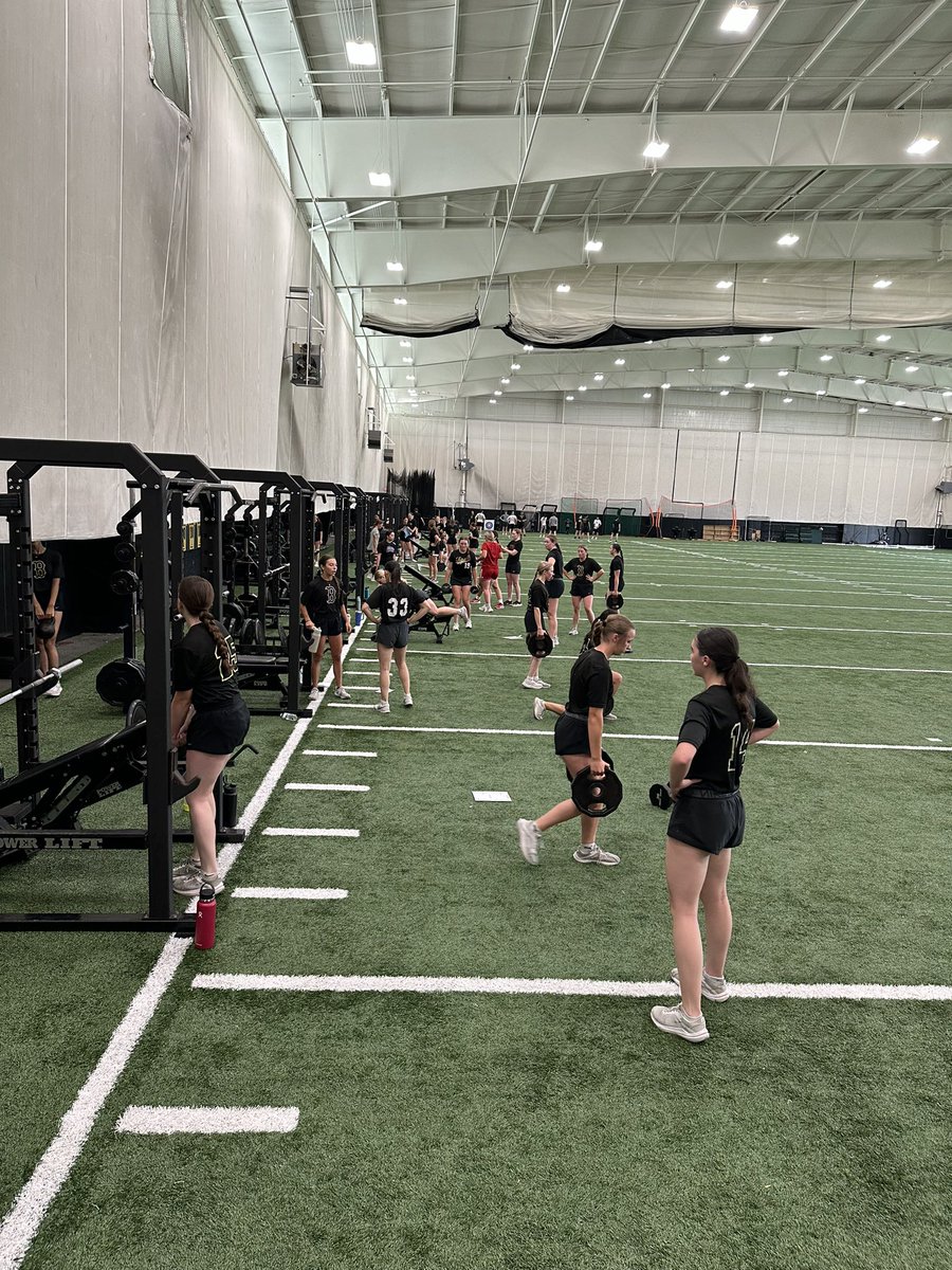 First official day of summer workouts and had 6 college alumni join us! #GoTigers