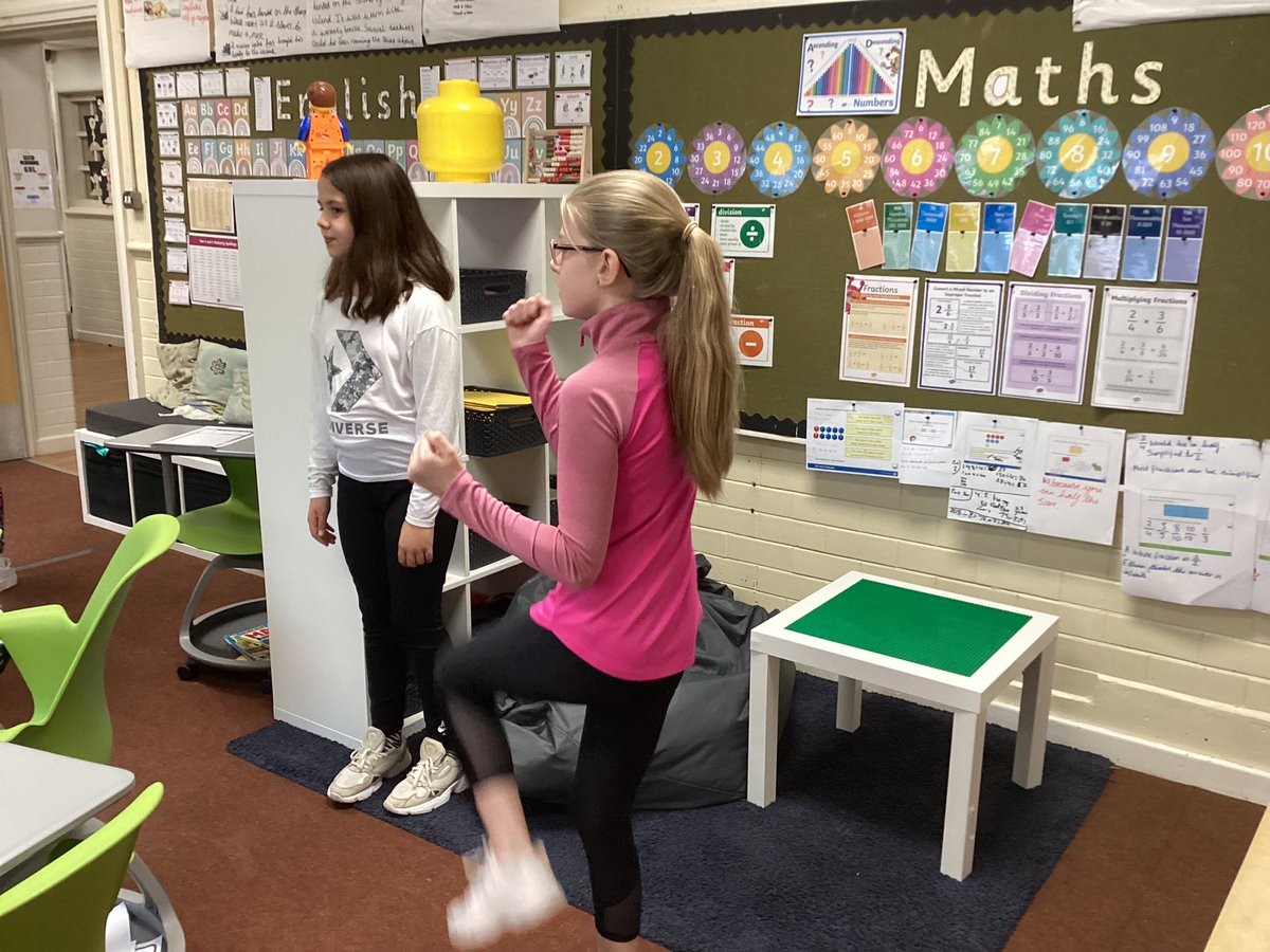 RockFerrySchPE's tweet photo. Our first day back was a HIT😁

What a great way to start the day as Mr Leech&amp; 6ML joined @mill_view for the fun daily HIIT session🧠💪

We are looking forward to starting our day with a HIIT all this month🤝

#TeamRockFerry #JumpintoJune https://t.co/NpCpZLgWyF