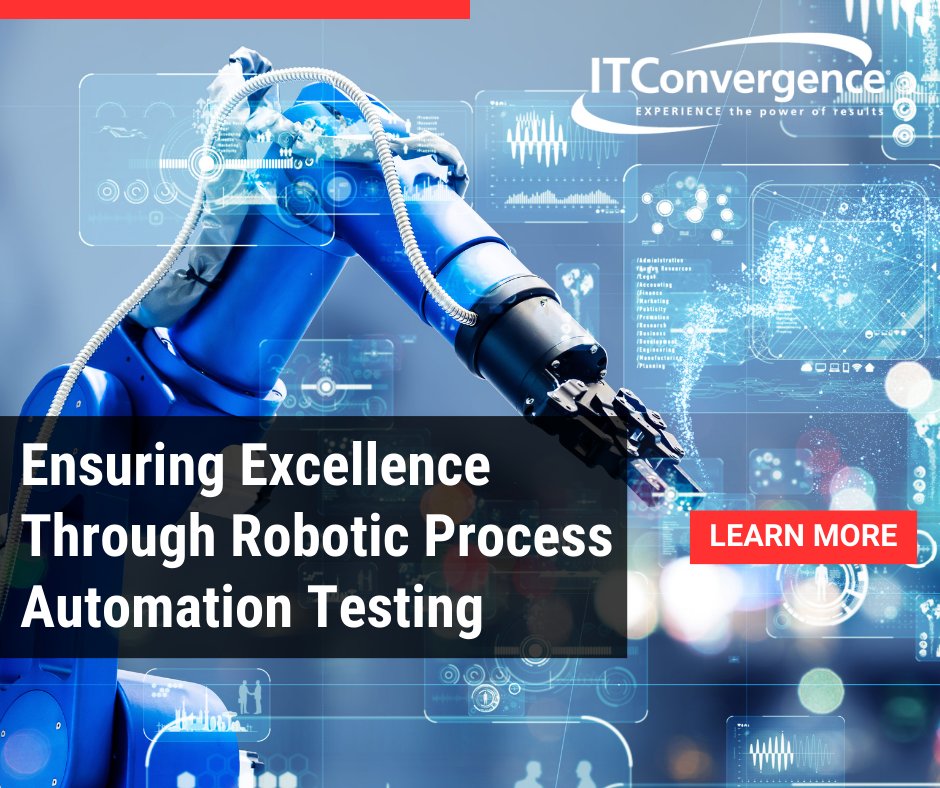 IT_Convergence's tweet photo. Our latest article delves into the critical aspects of #RPATesting, highlighting the importance of a structured approach to ensure excellence in #automation. This blog aims to equip you with the insights needed to navigate the complexities of RPA testing.
https://t.co/Q4Y5iNGsHE https://t.co/aIAOZfjiPn