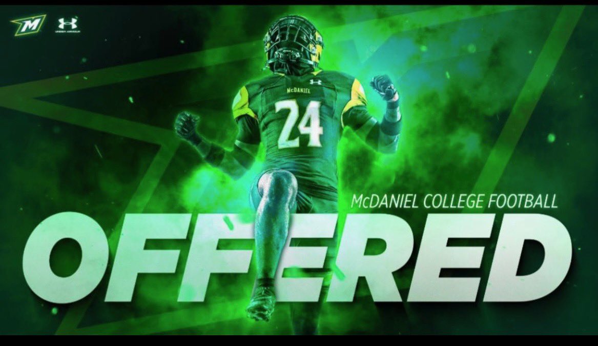 Extremely Blessed to receive another offer from <a href="/McDaniel_FB/">McDaniel College Football</a>!

#AGTG