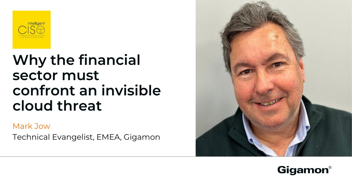 gigamon's tweet photo. Cloud threats are looming in the financial sector 🌩️ Check out Technical Evangelist Mark Jow's recent article on why financial institutions need to face the threat head on: https://t.co/r6iWyjnKqi

#CloudSecurity #CyberThreats #finance https://t.co/gHwf9OHBSL