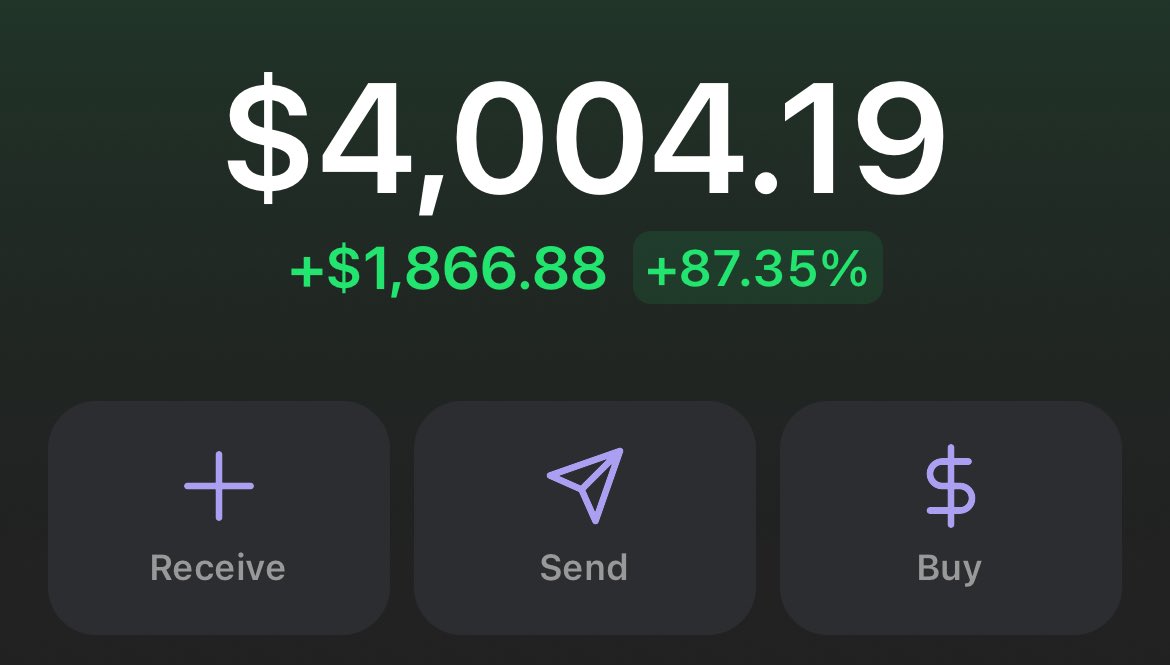 Kemenangan pertama dari modal cuma 1 juta. Sekarang jadi lebih ngerti cara mainnya dan bagaimana research project yang bagus. Semua ini dimulai karena saya belajar di <a href="/StressCapitals/">Stress Capital</a> . 

Sekali lagi terimakasih banyak khusus nya pak <a href="/exhibitrum/">pikameow</a> dan pak <a href="/orpheuzkaze/">OrpheuzKaze⌘ (❖,❖)</a> 🫡