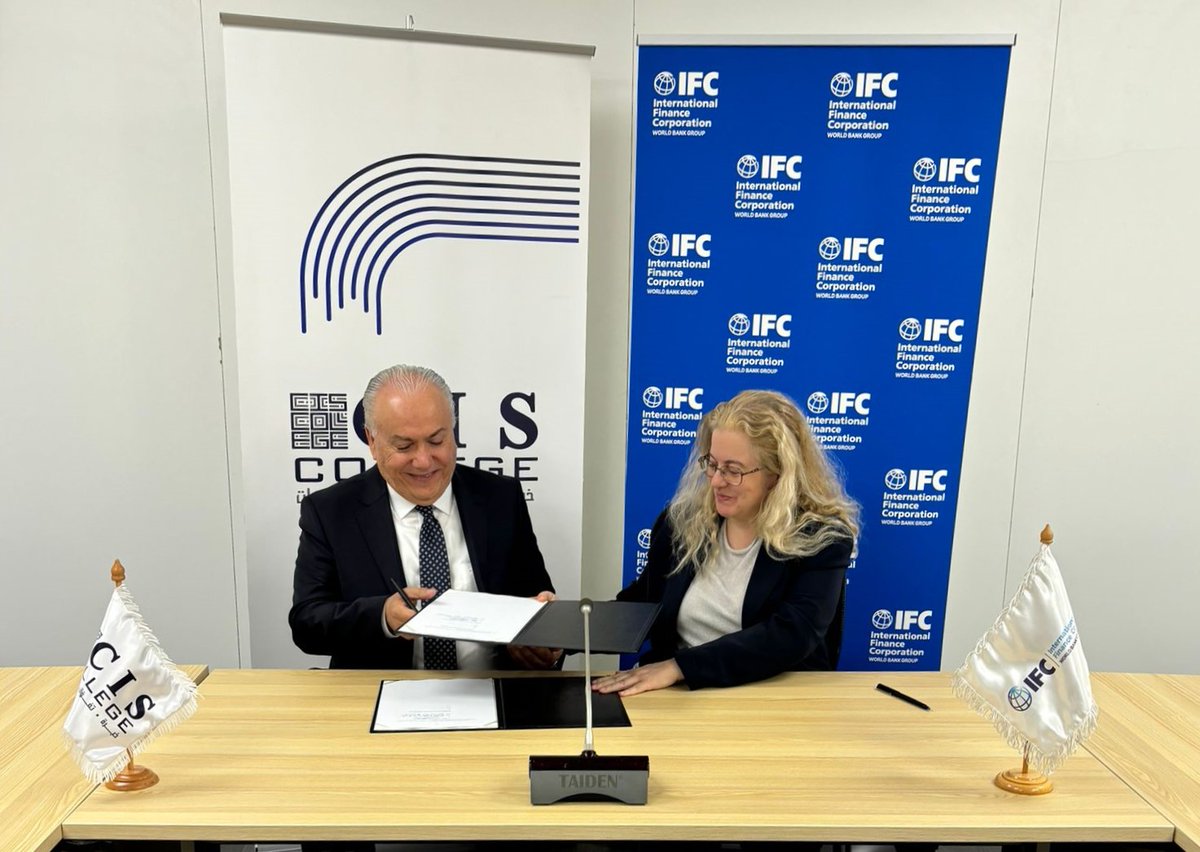 IFC_MiddleEast's tweet image. In #Lebanon: @IFC_org signs an agreement with the country's largest technical and vocational training provider to help increase employability of youth, women and vulnerable groups in Lebanon and #Iraq. pressroom.ifc.org/all/pages/Pres…